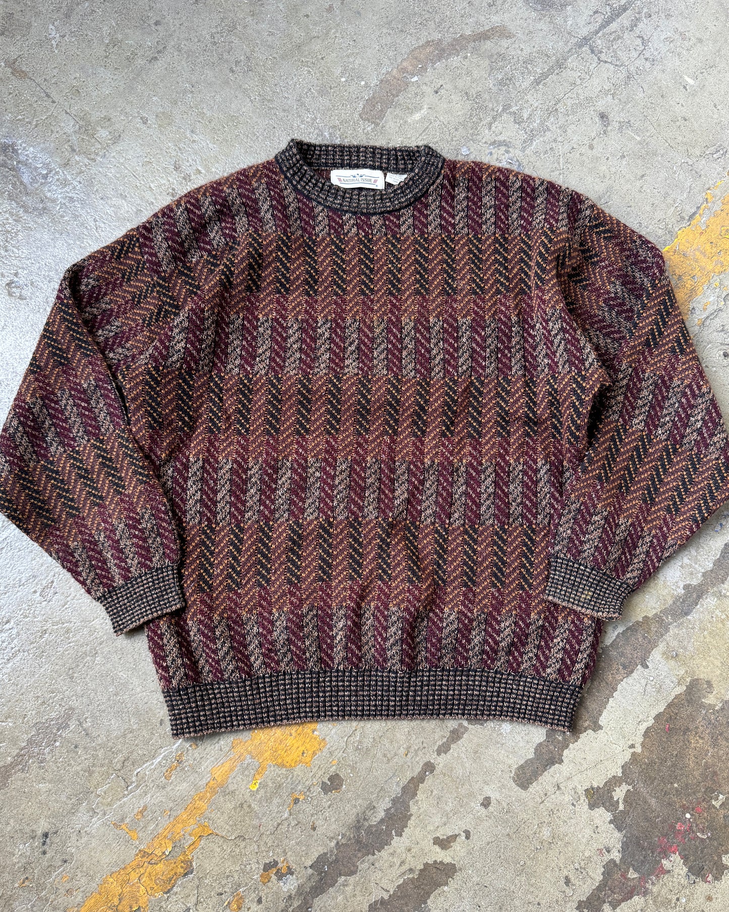 80's Multicolor Sweater -L