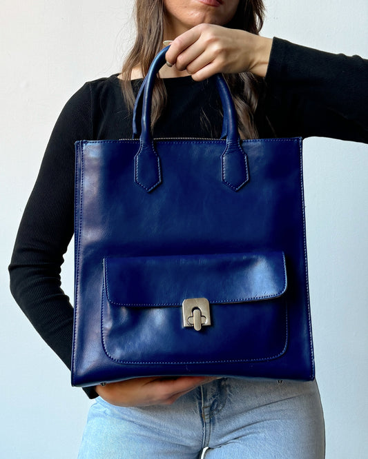 Cobalt Tote Bag