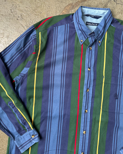 90's Nautica Button Down - L