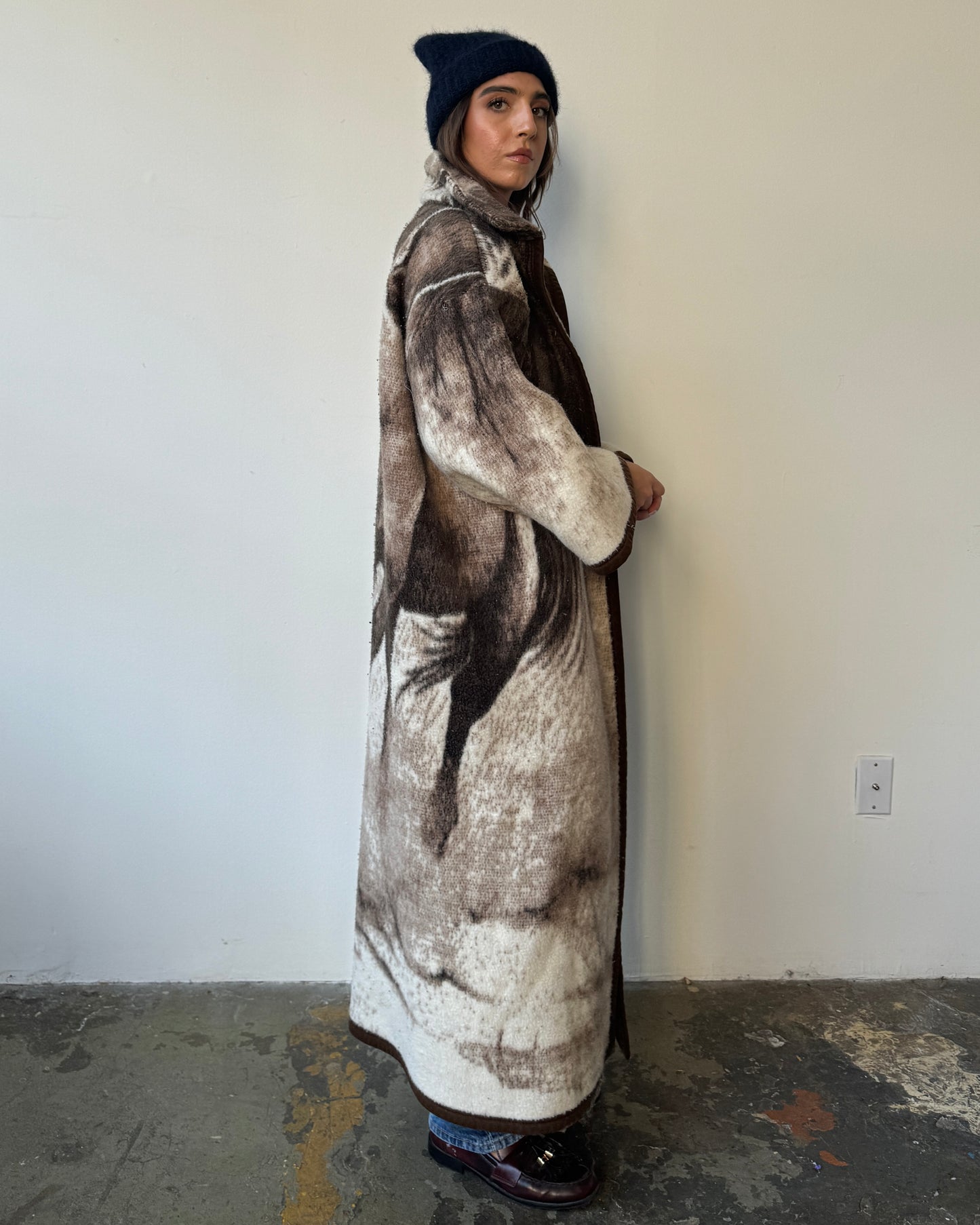 Handmade Horses Blanket Coat - OSFM