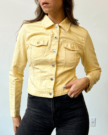 GAP Buttery Yellow Denim Jacket - XS/S