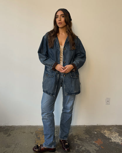 St. John's Bay Denim Barn Jacket - M