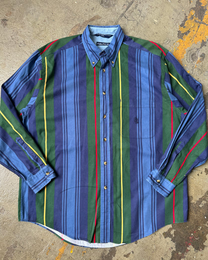 90's Nautica Button Down - L