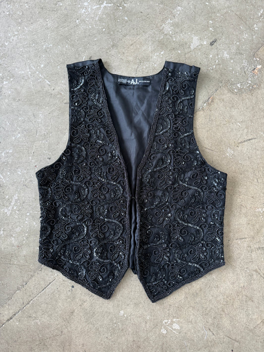 90’s Beaded Vest Top - M/L