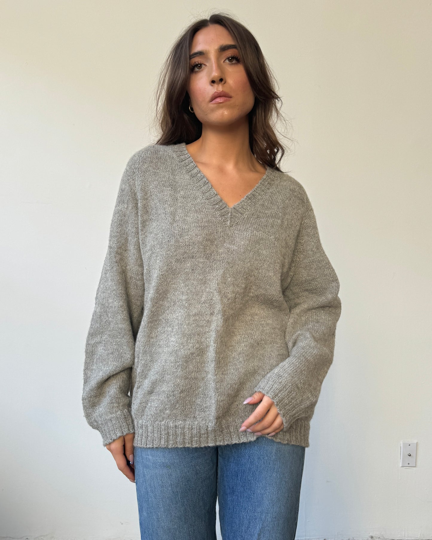 Perfect Wool Handknit Sweater - L/XL