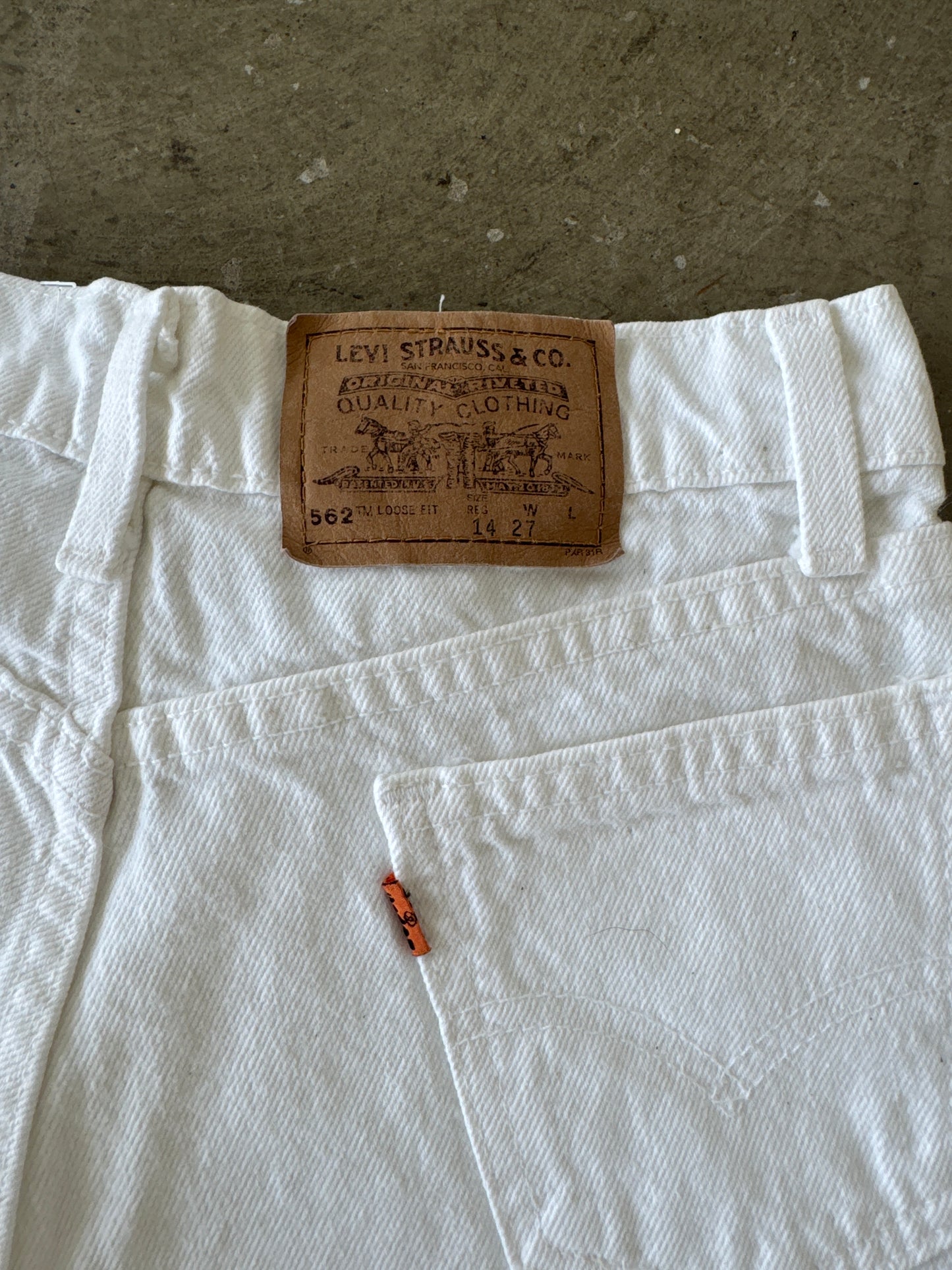 Levi's Orange Tab 562 Long Inseam Shorts-26"