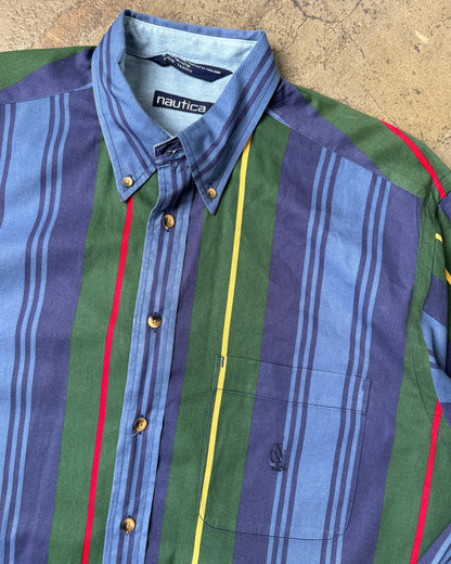 90's Nautica Button Down - L