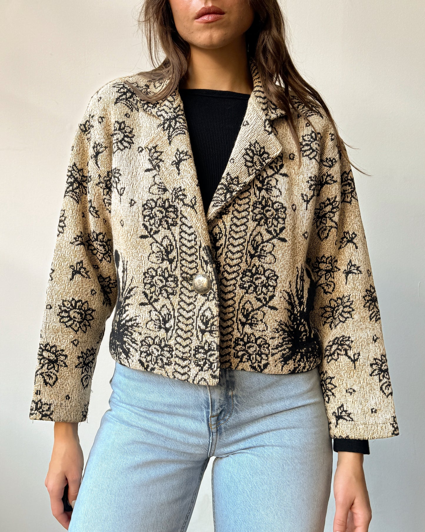 Painted Pony Jack & Jill Motif Jacquard Jacket - XS/S