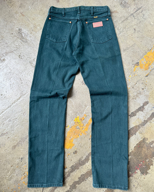 Wrangler Cowboy Cut Forest Green Denim - 31x34