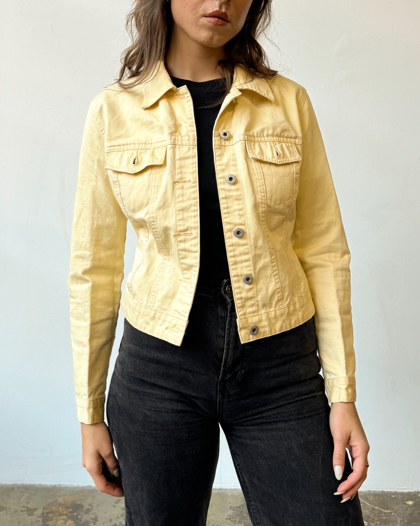 GAP Buttery Yellow Denim Jacket - XS/S