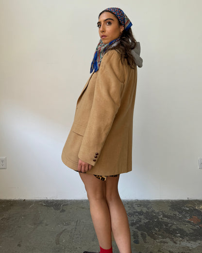 Camelhair Oversized Blazer