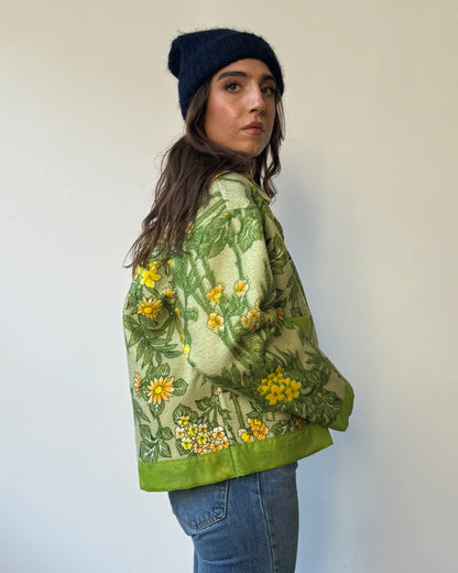 Handmade Daffodils Blanket Jacket - M