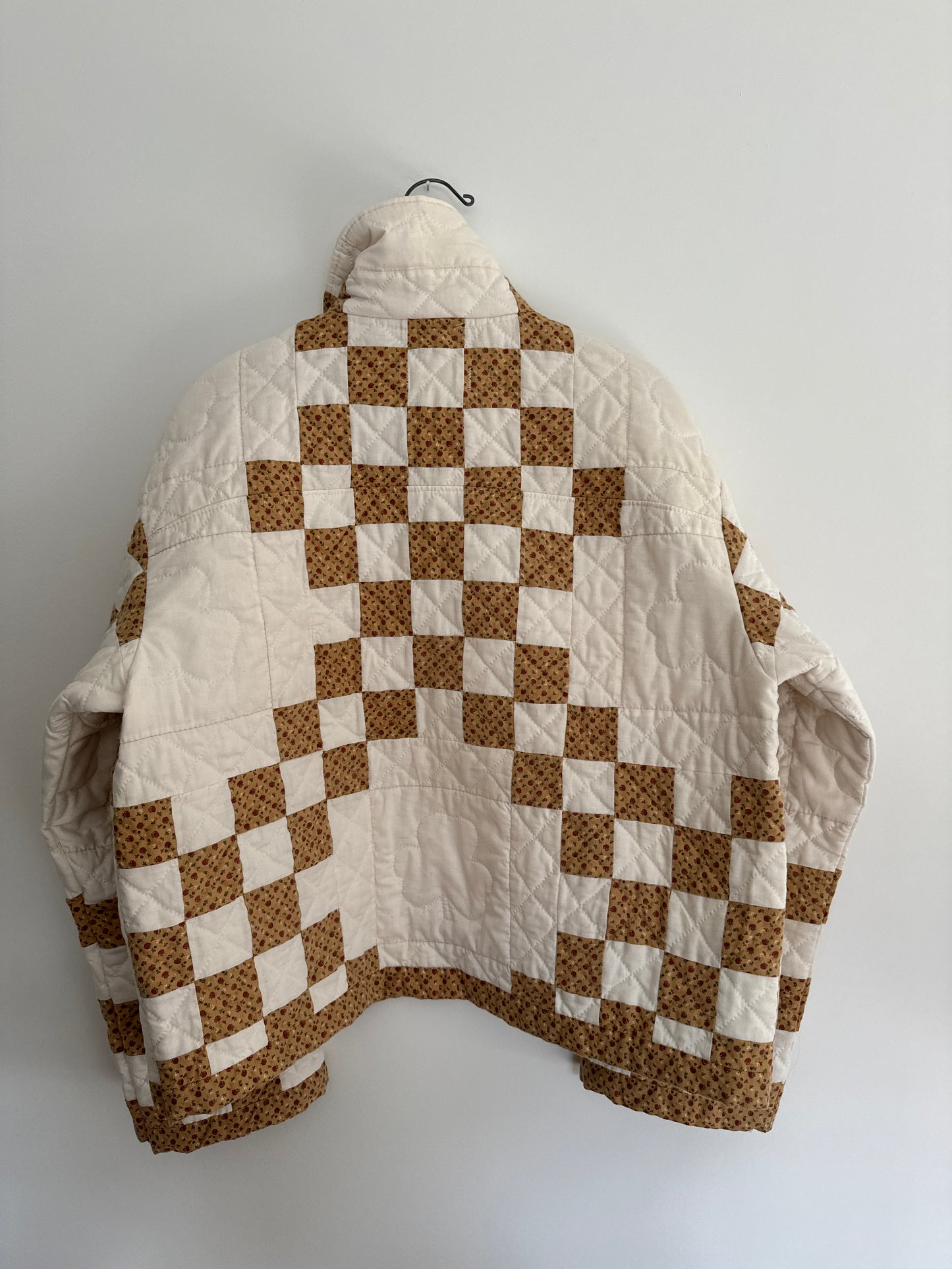 Handmade Neutrals Quilt Coat- S/M