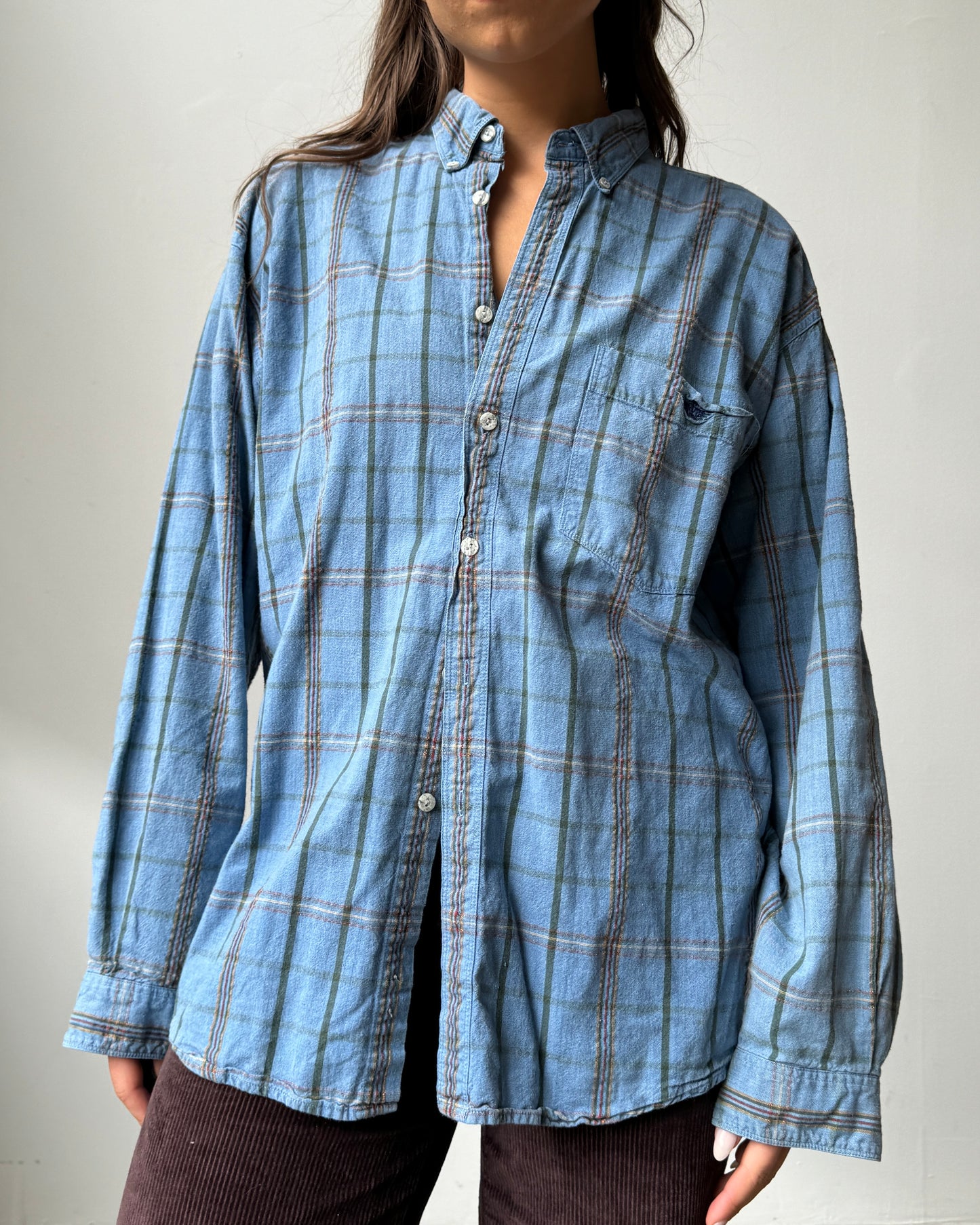 90's Dockers 100% Cotton Button Down- L