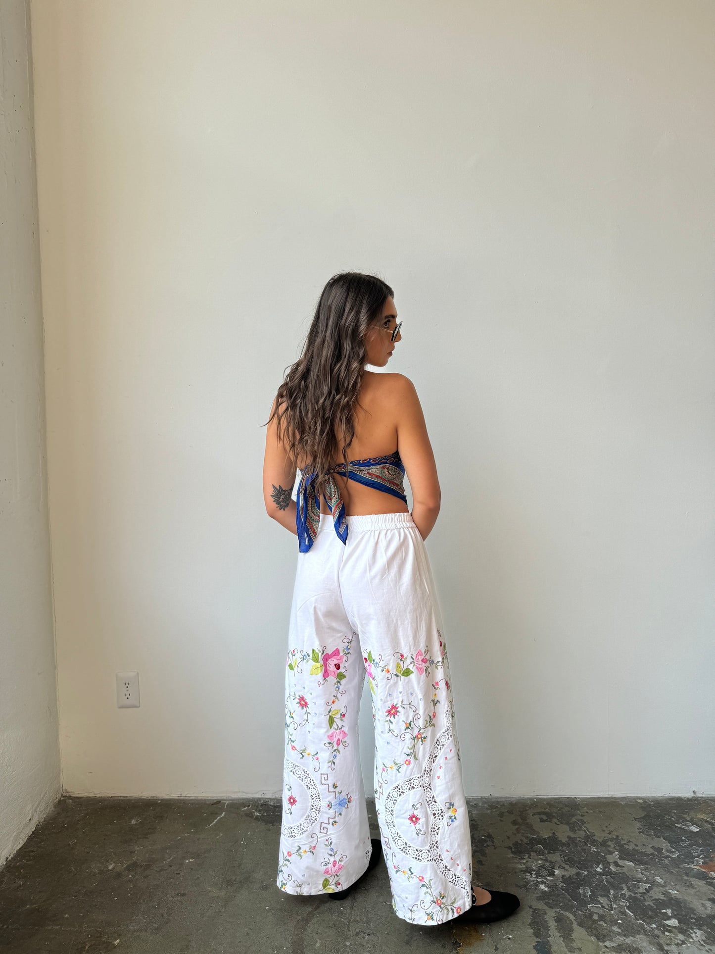 Handmade Rose Garden Pants -S/M