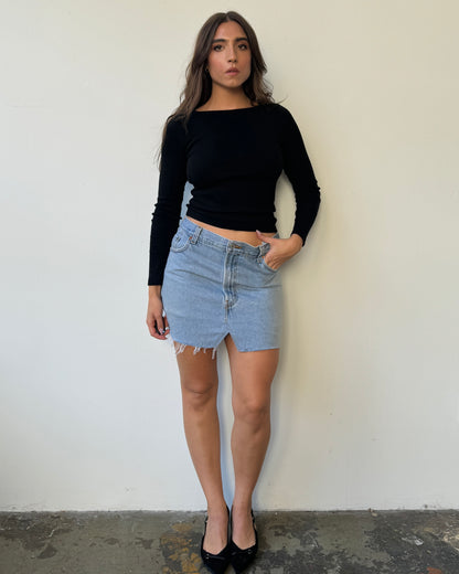 Levi's Remade Denim Mini Skirt - 4/6