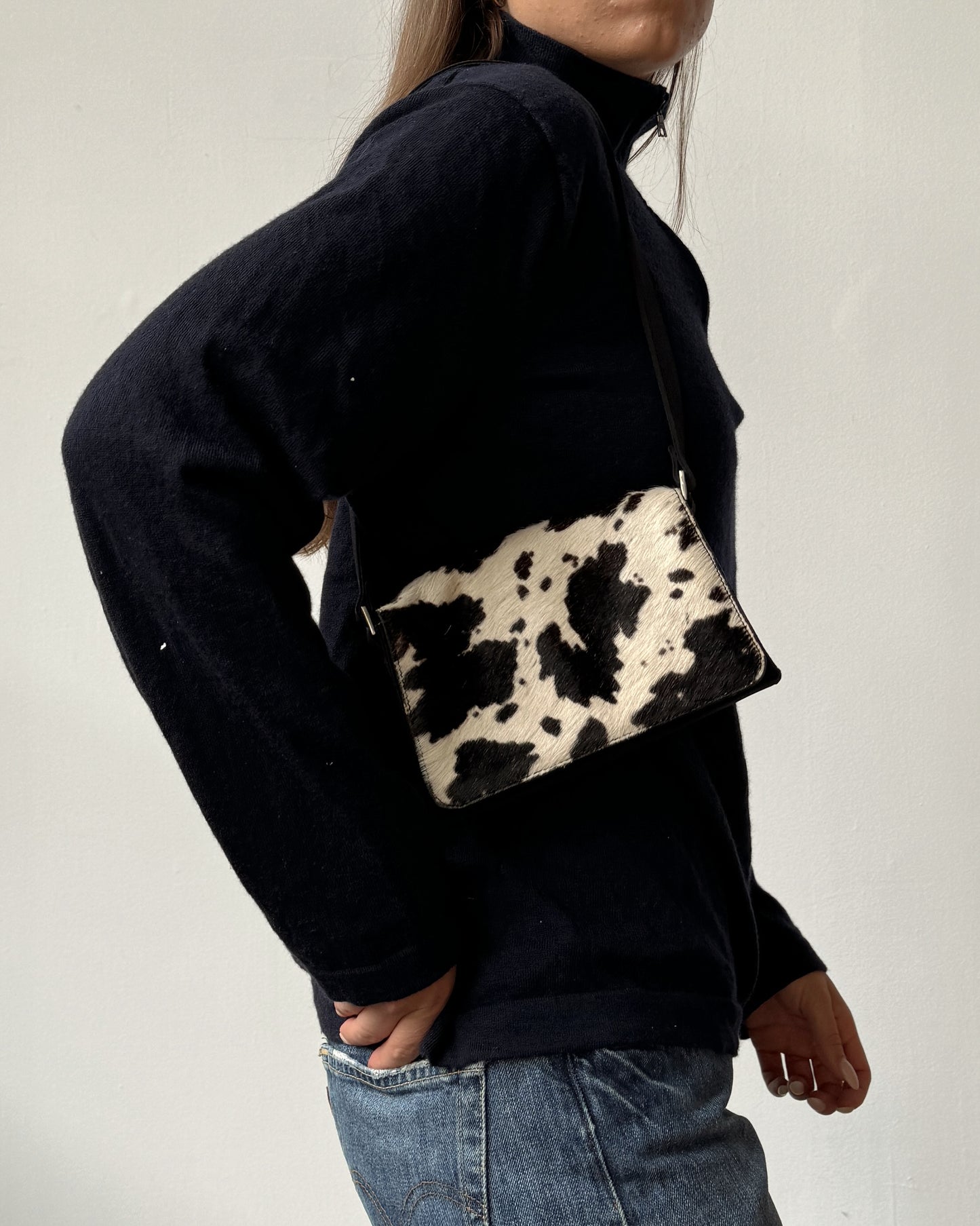 The Limited Genuine Cowhide Print Mini Bag