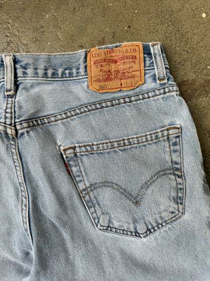 00's Distressed Inkstain Levi's 550 - 36x32