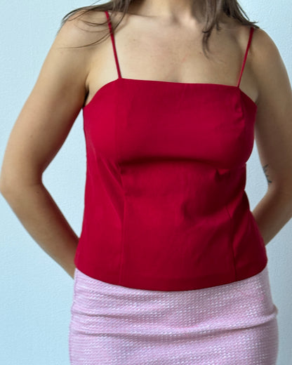 Cherry Minimalist Tank - M