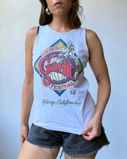 2016 Garlic Festival Graphic Tank- S