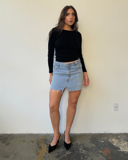 Levi's Remade Denim Mini Skirt - 4/6