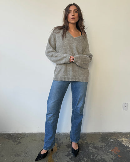 Perfect Wool Handknit Sweater - L/XL