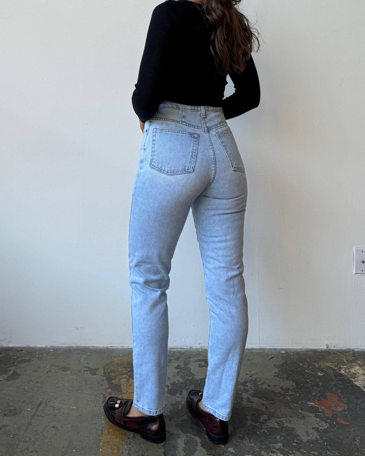 Light Wash Tapered Leg Jean- 0/2/4