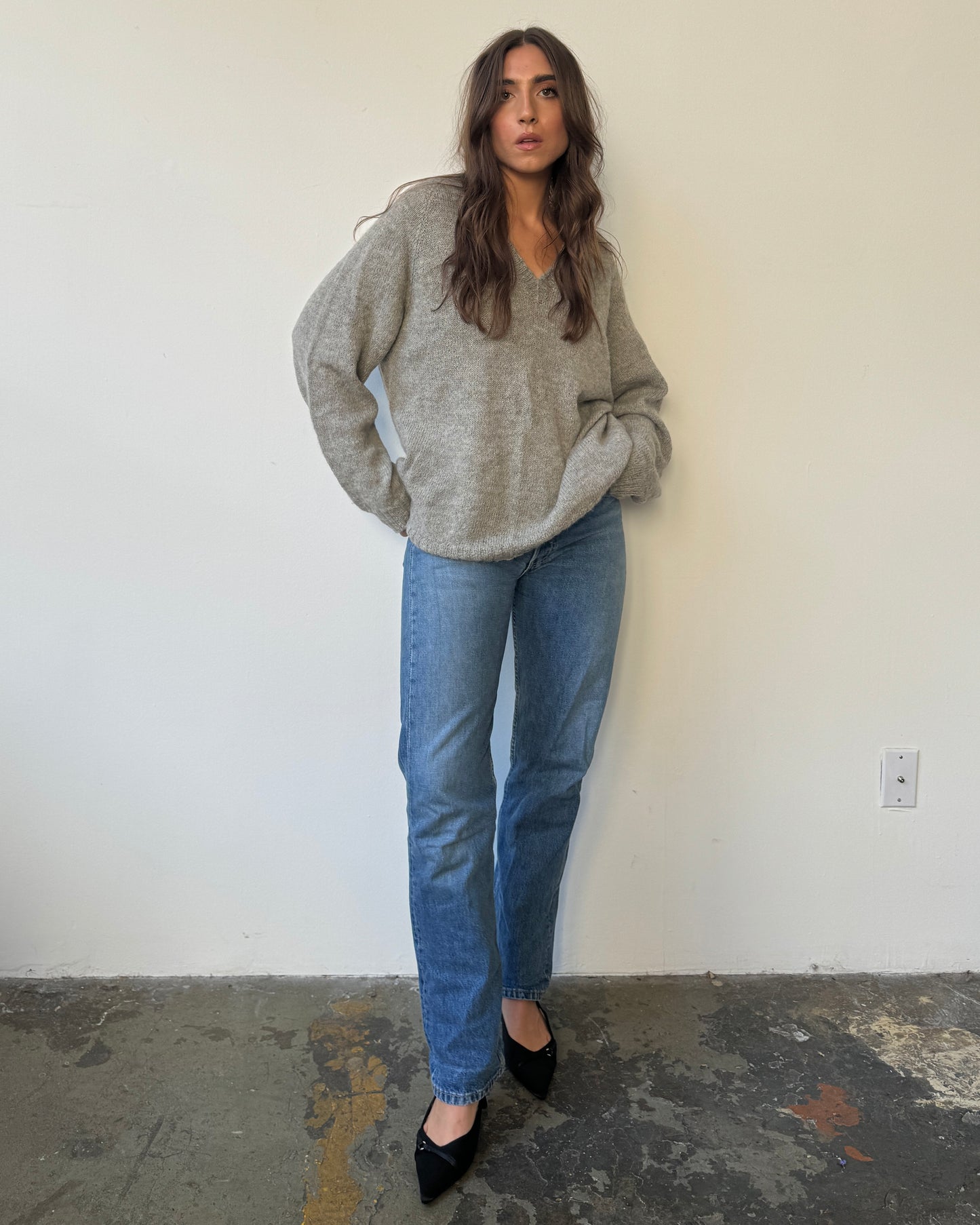 Perfect Wool Handknit Sweater - L/XL