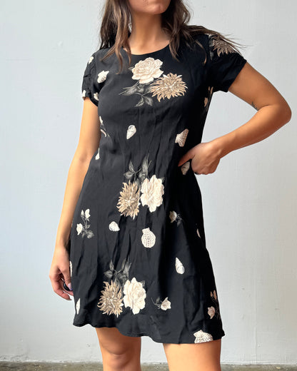 Flowers & Shells Swing Dress - S/M