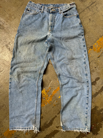 90's Thrashed Ralph Lauren Polo Jeans Co "67" Loose Fit Jeans - 30x30