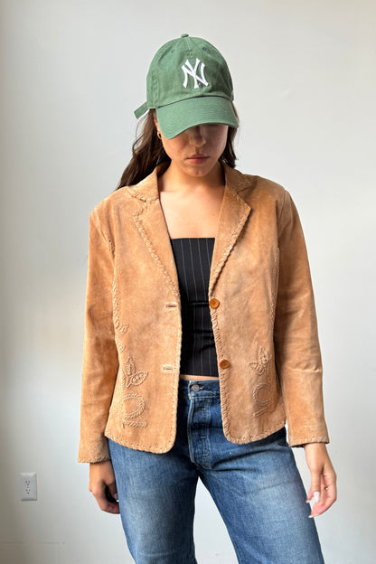 90’s Suede Jacket - L