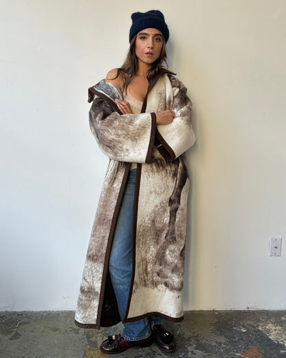 Handmade Horses Blanket Coat - OSFM