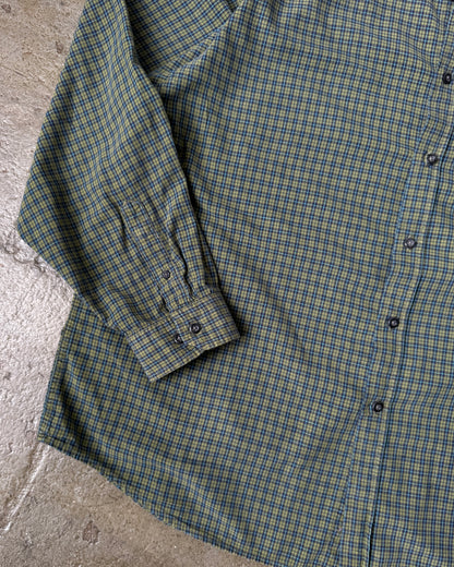 00's GAP 100% Cotton Olive Button Down - XL