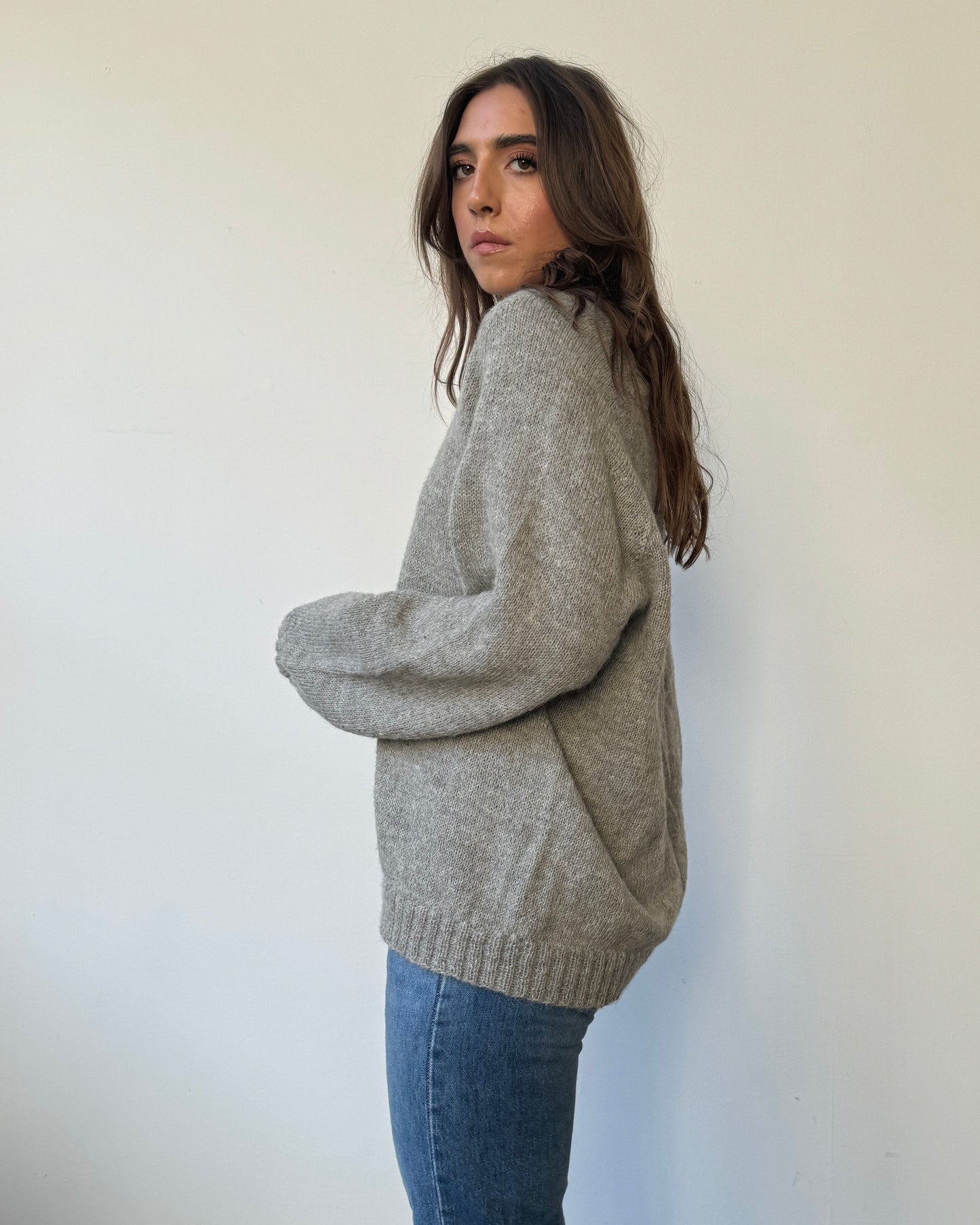 Perfect Wool Handknit Sweater - L/XL