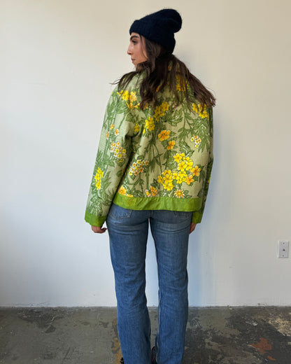 Handmade Daffodils Blanket Jacket - M