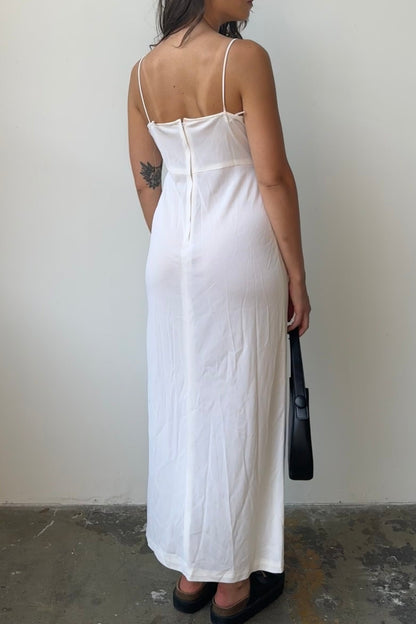 80’s Semi-Sheer Maxi Slip Dress - S/M