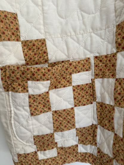 Handmade Neutrals Quilt Coat- S/M