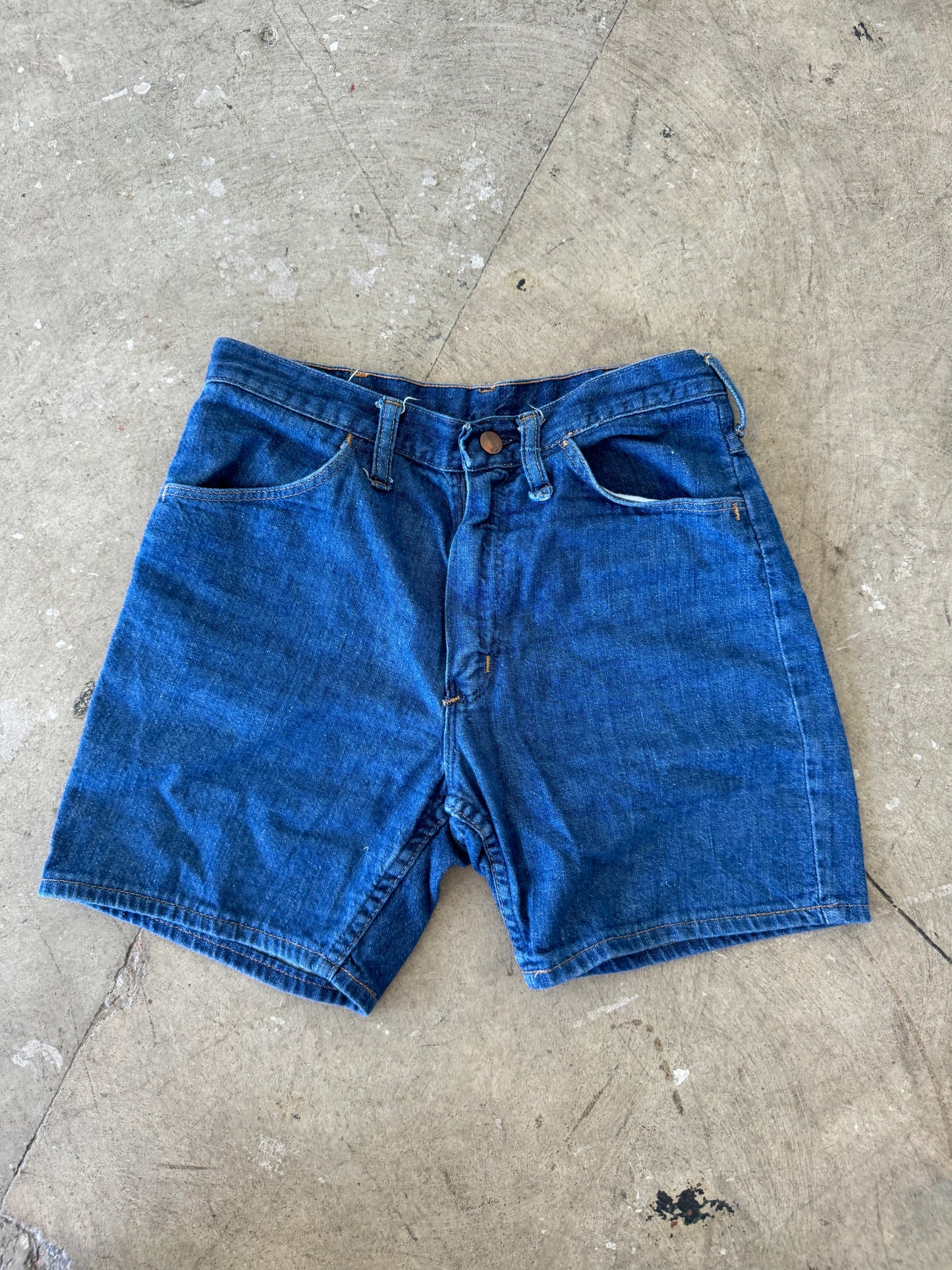 Maverick Long Inseam Denim Shorts- 28" Waist