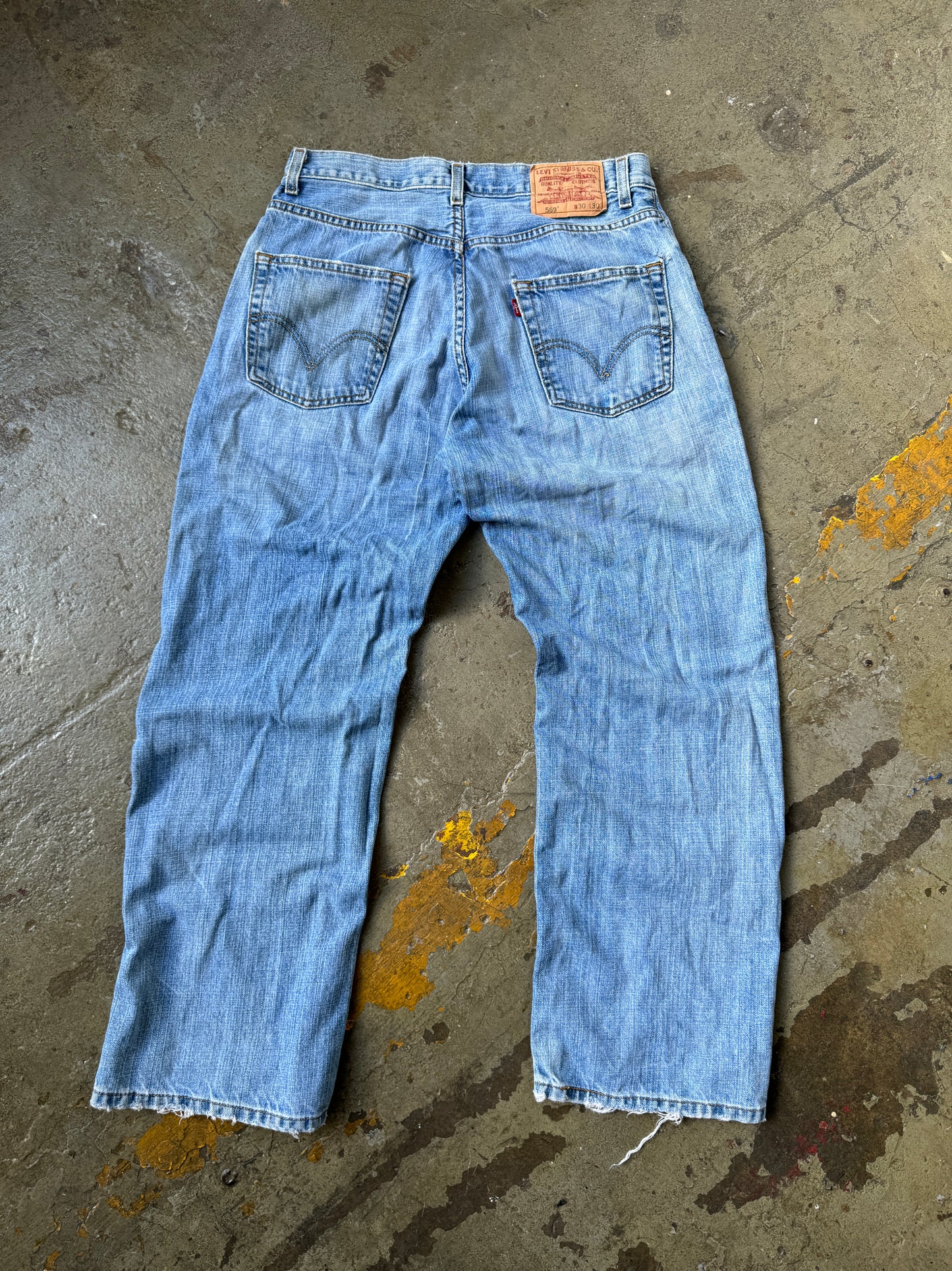 00's Distressed Levi's 569 - 30x30