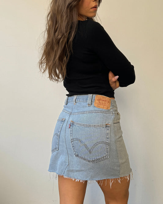 Levi's Remade Denim Mini Skirt - 4/6